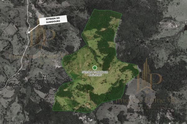 Fazenda Tombador em Itaúna/MG - Mapa Perimetro