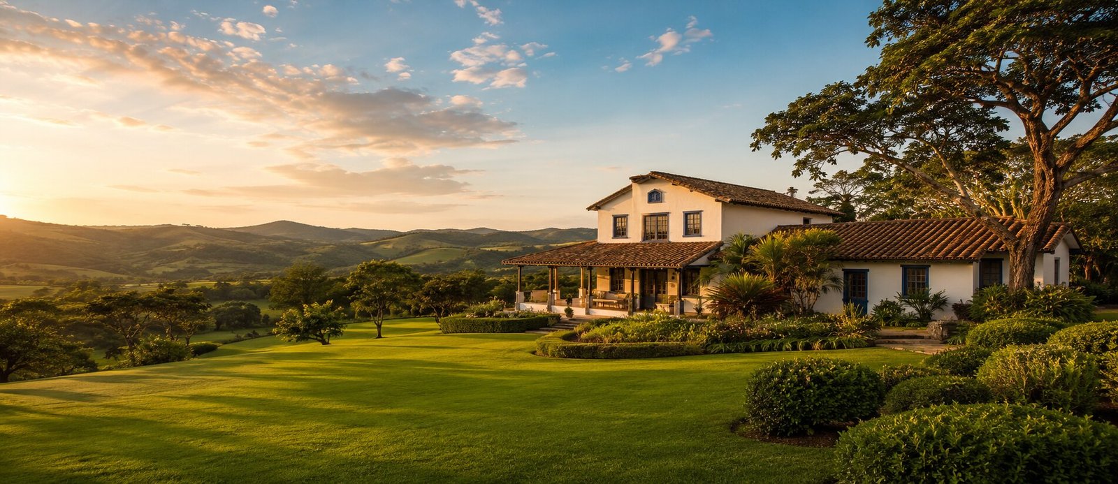 Fazenda bonita e bem cuidada com casa sede em Minas Gerais